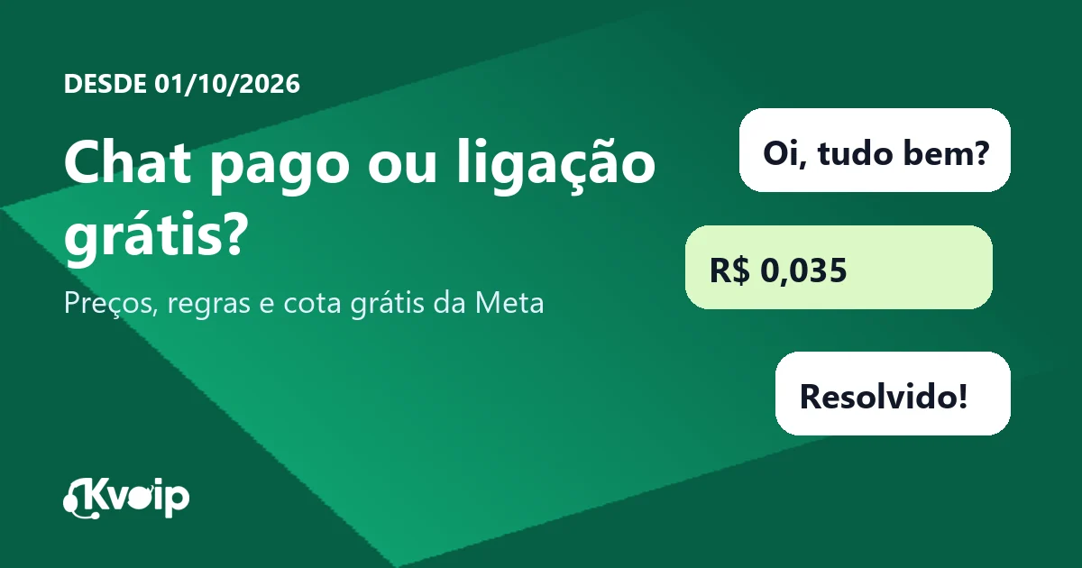 WhatsApp pago por mensagem: quando uma ligação sai mais barata que o chat